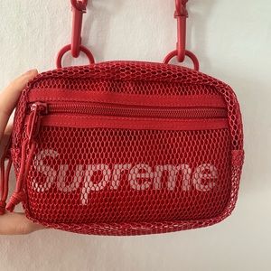 Supreme red belt bag - SS20